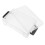 3Pcs Durable Stackable Clear Pencil Cases Black Plastic Storage Boxes 2