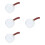 4pcs Milk Cup With Side Handle Glass Triangle Turkey 9