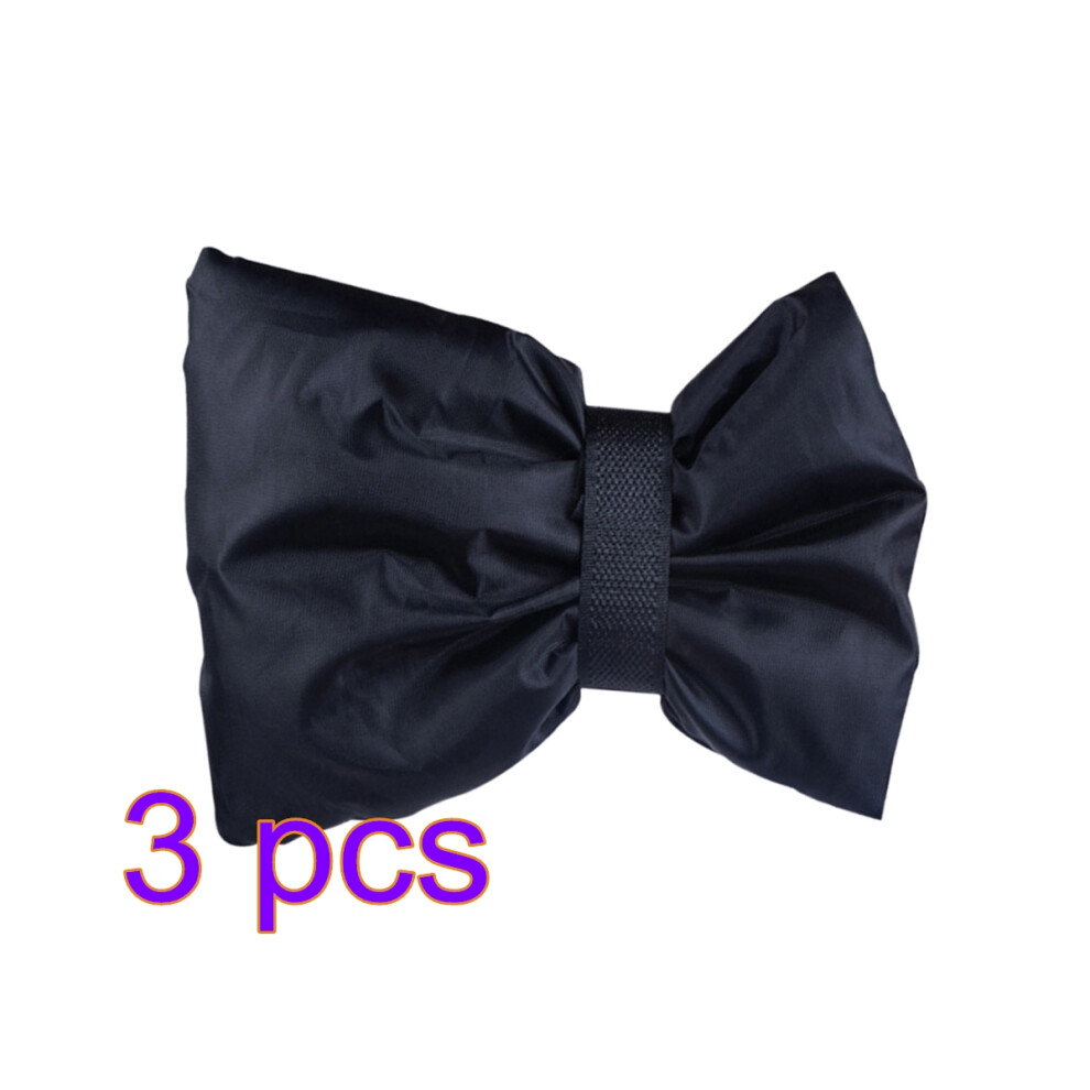 6Pcs Black Anti-Freeze Faucet Covers Pvc Faucet Socks Winter Protector 3623262082903