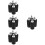 16 Pcs Handlebar End Plug For Motorcycle 9