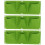 3Pcs Green Felt Wall Hanging Plant Bag Vertical Multi-Pocket Planter 8