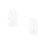 2Pcs Space-Saving White Plastic Pigeon Water Container Bird Dispenser 8
