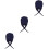 3Pcs Solid Hat Adjustable Lace- 5