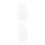 2Pcs Space-Saving White Plastic Pigeon Water Container Bird Dispenser 6