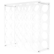 2pcs Roll Vinyl Roll Stand Sheet Acrylic Storage Transparent