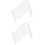 10Pcs Clear Plastic Shoe Form Inserts for Sandal and High Heel Display 7