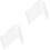 10Pcs Clear Plastic Shoe Form Inserts for Sandal and High Heel Display 5