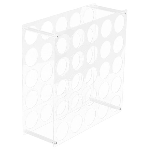 2pcs Roll Vinyl Roll Stand Sheet Acrylic Storage Transparent 2
