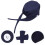 3Pcs Solid Hat Adjustable Lace- 10