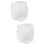 2Pcs Elephant Silicone Mold for DIY Crafts White Flexible Epoxy Mold 6