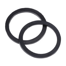 2St Elastische Rubber Ring Flush Accessoires Zwart Duurzaam