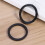 2St Elastische Rubber Ring Flush Accessoires Zwart Duurzaam 7