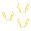 3Pcs Foldable Yellow Cake Cooling Rack Stainless Steel Baking Stand 10