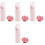 8Sets Easy Squeeze Root Comb Applicator Bottles in Pink for Hair Dye 3