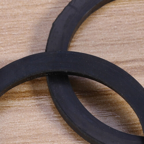 2St Elastische Rubber Ring Flush Accessoires Zwart Duurzaam 2