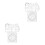 4Pcs Plastic Multi Functional Measuring Drawing Tools for Math 4
