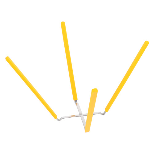 3Pcs Foldable Yellow Cake Cooling Rack Stainless Steel Baking Stand 1