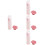 8Sets Easy Squeeze Root Comb Applicator Bottles in Pink for Hair Dye 6