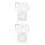 4Pcs Plastic Multi Functional Measuring Drawing Tools for Math 9