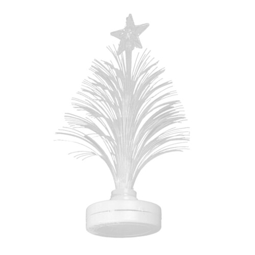 2 Count Fiber Optic Christmas Tree Lights Led Decor Creative Lamp 1