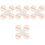 20 Pcs Practical Cosmetic Powder Decorative Powder 3