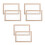 6 Pcs Traditional Wooden Paper Making Frame For Kids Diy Crafting 8