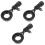 3Pcs Durable Metal Mic Clip Reliable Shockproof Microphone Mount 5