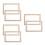 6 Pcs Traditional Wooden Paper Making Frame For Kids Diy Crafting 6