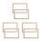 6 Pcs Traditional Wooden Paper Making Frame For Kids Diy Crafting 10