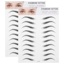3 Pieces Eyebrow Stickers Women'S Makeup Tool Artificial Eyebrows