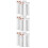 3 Pieces Eyebrow Stickers Women'S Makeup Tool Artificial Eyebrows 2