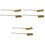 6 Pcs Iron Handle Copper Wire Detachable Grill Cleaning 3