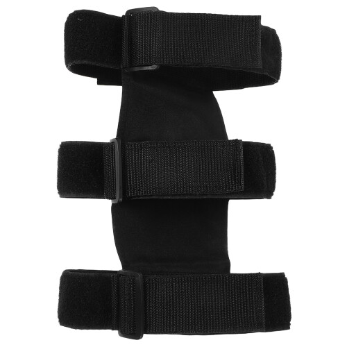 3Pcs Universal Adjustable Fire Extinguisher Strap Bracket Black