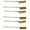 6 Pcs Iron Handle Copper Wire Detachable Grill Cleaning 8