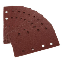 60 Pcs Sandpaper Sanding Disc Rectangle Flannel