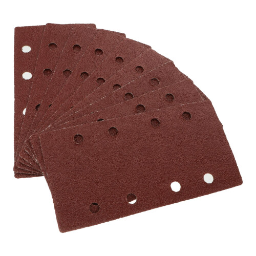 60 Pcs Sandpaper Sanding Disc Rectangle Flannel
