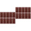 60 Pcs Sandpaper Sanding Disc Rectangle Flannel 5