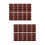 60 Pcs Sandpaper Sanding Disc Rectangle Flannel 8