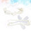 4Pièces Accessoires Bébé Blancs Fleurs Raffinée 8