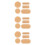 15 Pcs Simple Bag Bottom Cushions Pretty Base Pads Modern Style 8