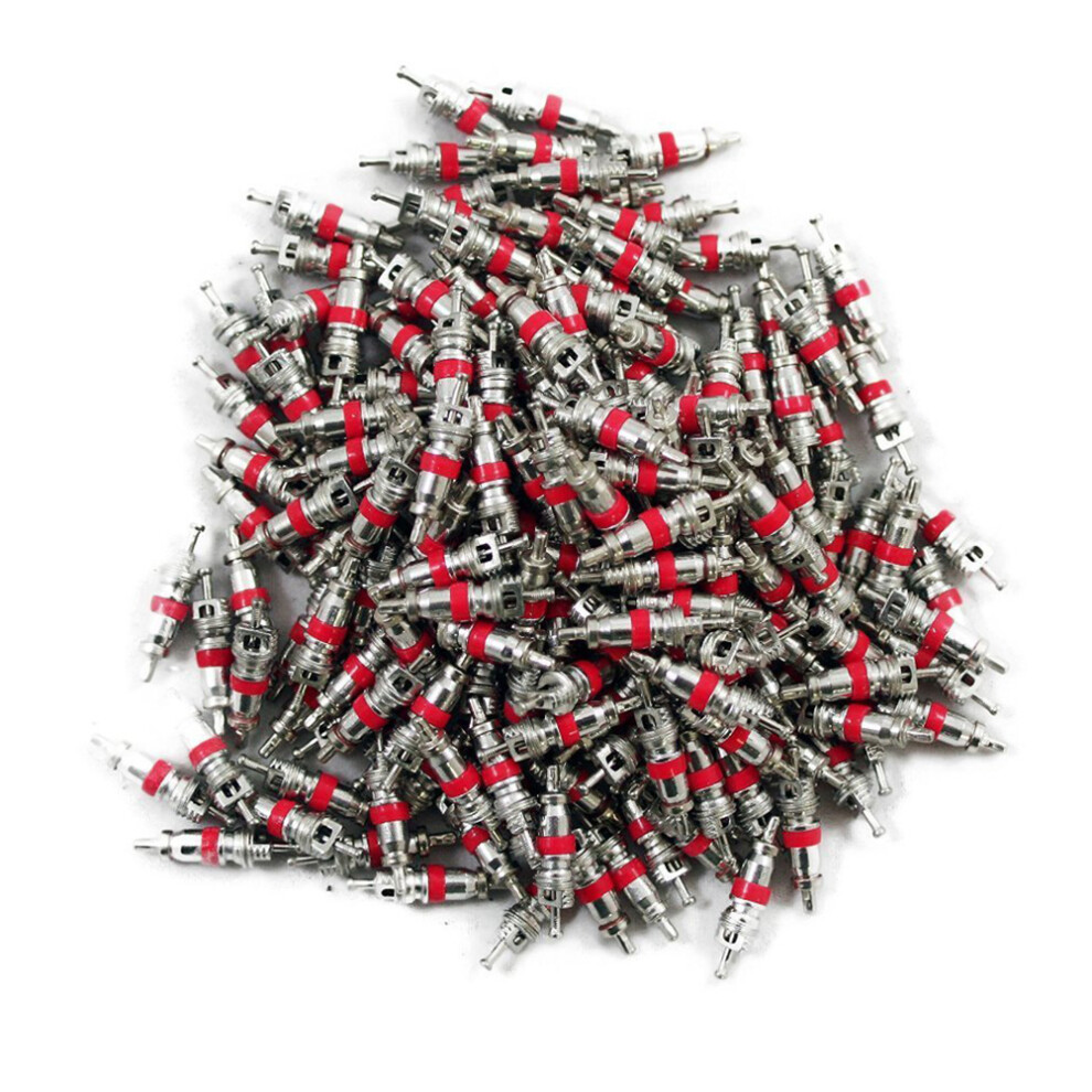 300 Pcs Tire Car Truck Motorcycle Tyre Core Stem Zinc Alloy 3623318250164