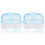 2Sets Sky-Blue Hamster Bath Basin Deepen Sand Box for Small Pets 4