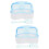 2Sets Sky-Blue Hamster Bath Basin Deepen Sand Box for Small Pets 9