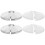 6pcs Spring Pneumatic Retaining Spring Replacement For Air Hammer Tools Includes Each For Smoothing Hammer Use 1