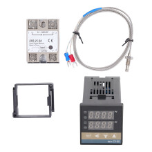 Kit termostato digitale PID 48x48x110mm impermeabile 25A 0-400