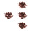 80 Pcs Realistic Fake Plastic Cockroach Trick Props 7