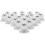 60Pcs White Animal Rubber Erasers Polar Bear Design for Student Use 7