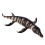 2 Count Marine Dinosaur Kids Toy Simulation Model Child 1
