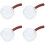 4pcs Milk Cup With Side Handle Glass Triangle Turkey 7