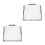 2Pcs Clear Waterproof Eva Purse Rain Covers Protective Handbag Shields 9